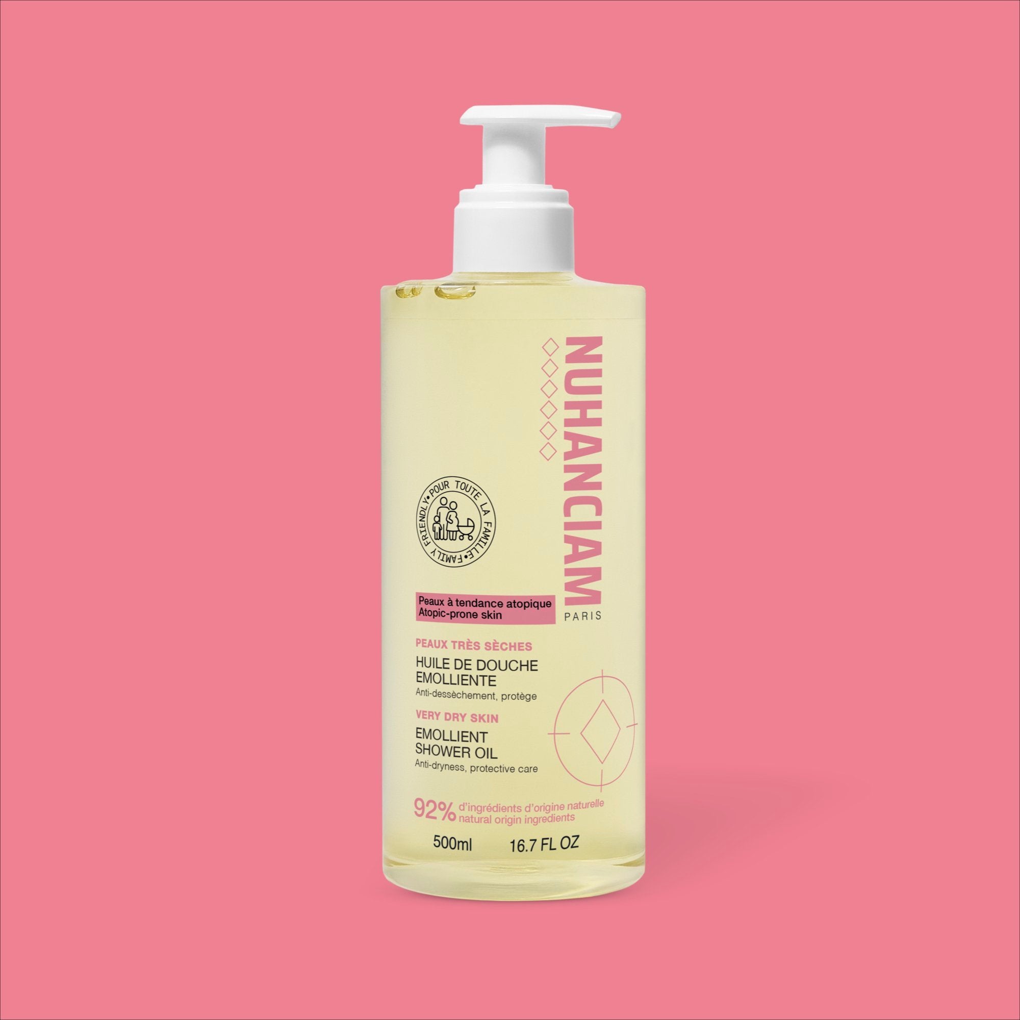 Huile de Douche Émolliente Lavante